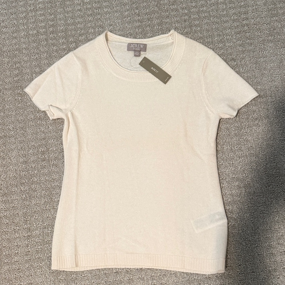 J. Crew Cashmere tee